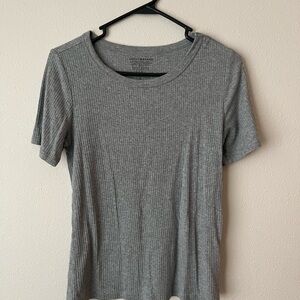 Lucky Brand Gray Short Sleeve Tee